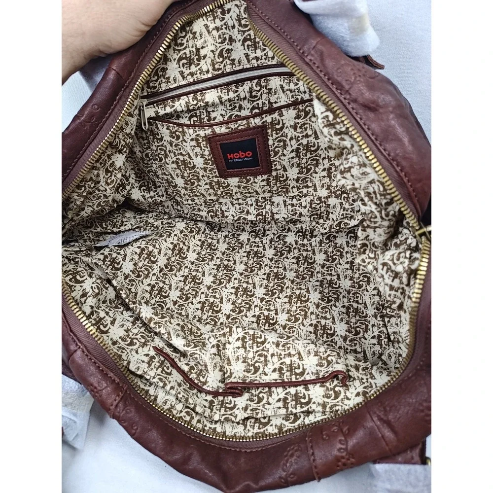 Hobo International Visalia Shoulder Bag NWT Mocha Brown Leather Satchel Purse